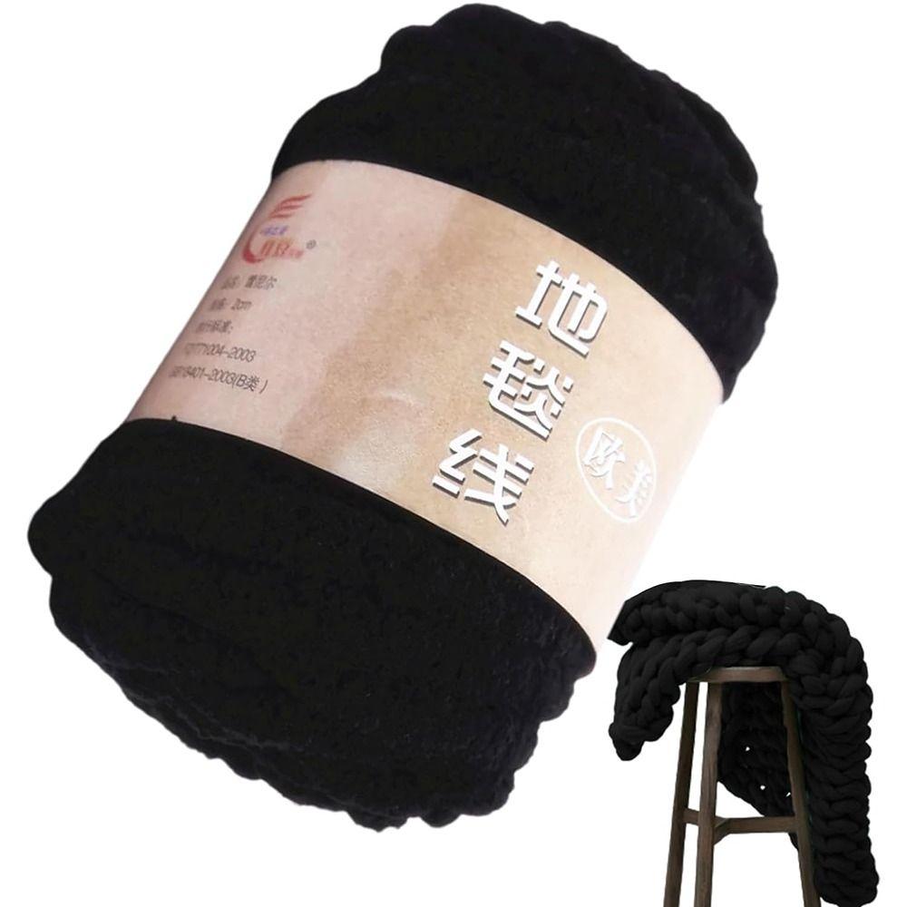 Толстая пряжа ручной работы. Пушистая пряжа для вязания крючком. Новая пряжа для ковров. Аксессуары для вязания.