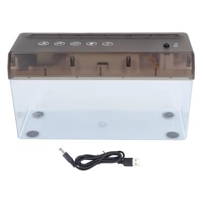 Шредер для бумаги с прямой резкой, электрическая машина для резки бумаги с питанием от USB или батареек для офиса, школы