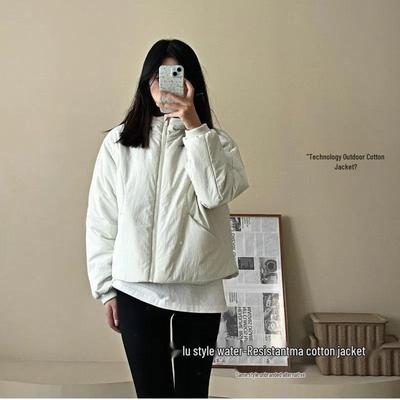 Lulu Спортивная женская ветрозащитная хлопковая куртка с капюшоном - Повседневная, универсальная, высококачественная верхняя одежда