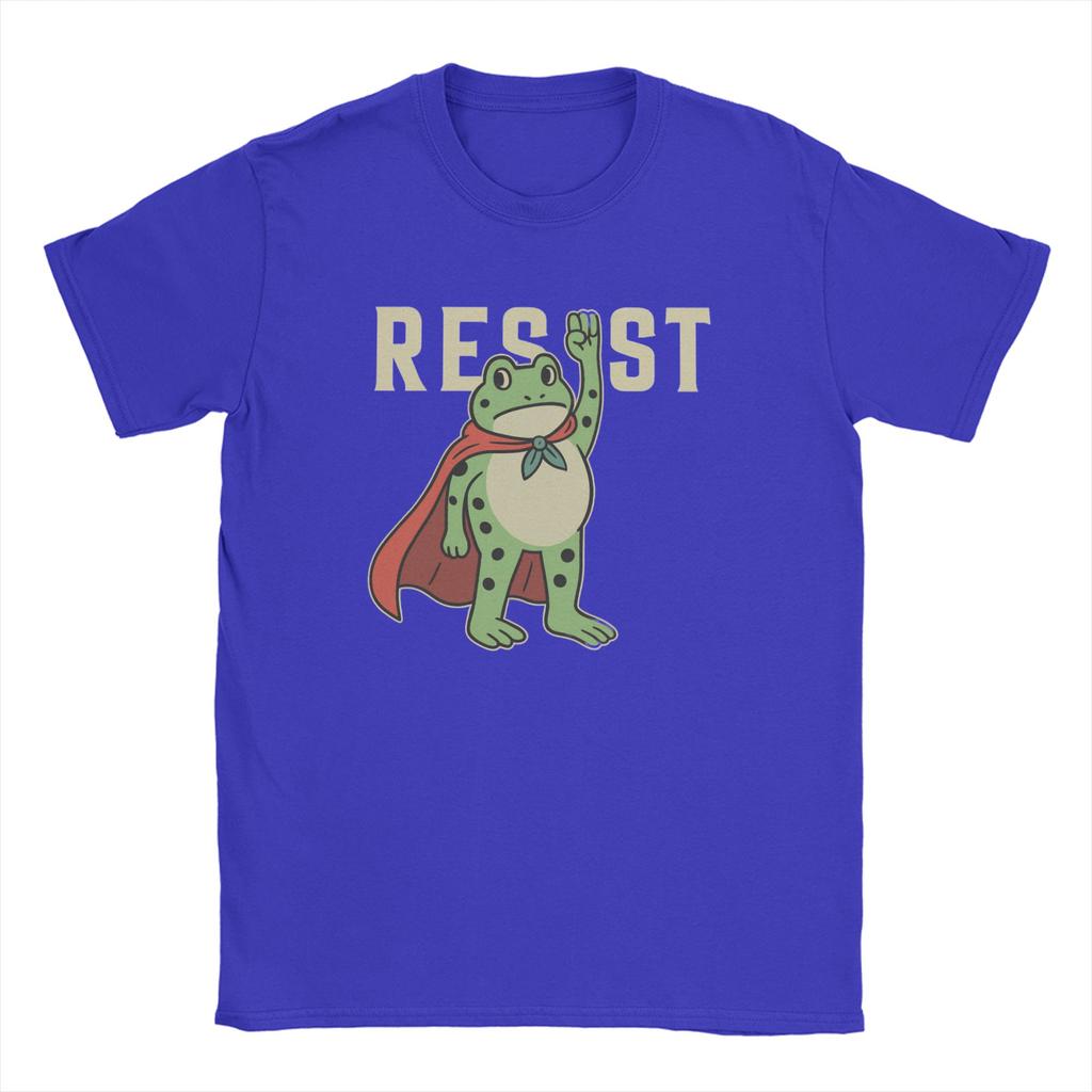 Мужские футболки Portland Frog Resist 100% Хлопок Топы Сумасшедшие Короткий Рукав Круглый Вырез Футболки Идея для Подарка Футболка