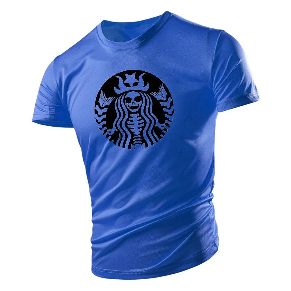 Four Seasons Новая мода Повседневная 2d Хэллоуин Джек-О'-Фонарь с принтом Мужская свободная удобная футболка с короткими рукавами Быстросохнущий топ