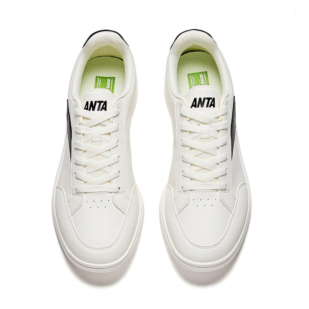 Anta Vitality Low-top Skateboarding Shoes Men White Red 912618007-4