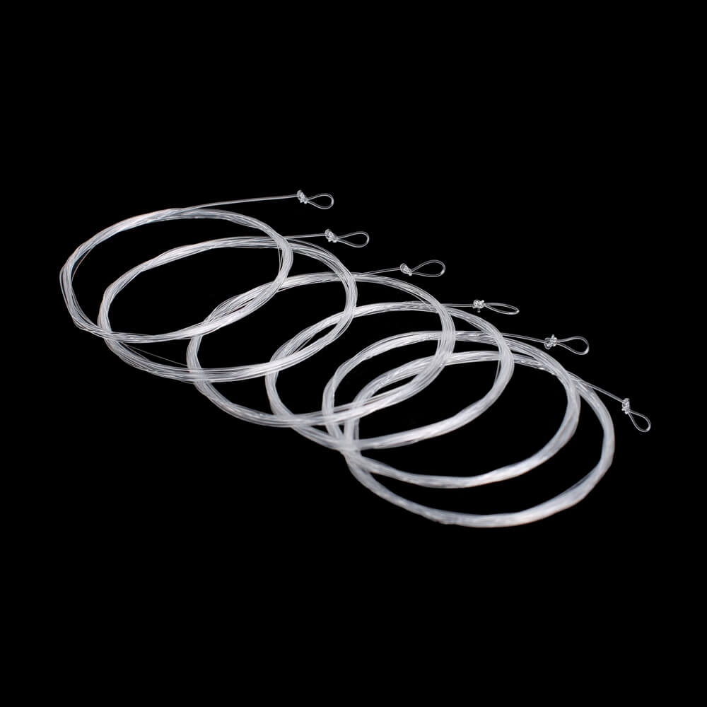 Raprance Pre-Tied Loop Tapered Leader Fly Fishing Leader 6 Pack, 9FT,Nylon Clear Fly Line Leader 3X 4X 5X 6X