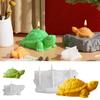 1Pc DIY Epoxy 3D Three-dimensional Turtle Size Wood Mold Aromatherapy Plaster Candle Ornament Silicone Ornament