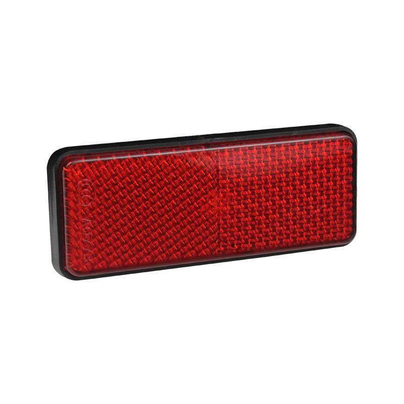 Мотоциклетная светоотражающая пластина для скутера, четырехъядерная прямоугольная светоотражающая пластина, предупреждающий отражатель для универсального мотоцикла Yamaha Pit Dirt