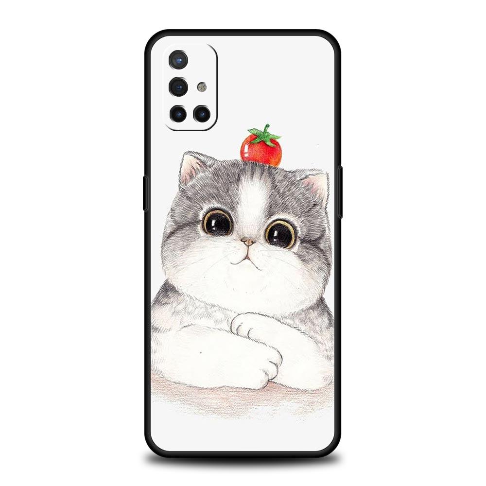 Чехол для телефона с милым котенком, мультяшный, для OnePlus 10 9 Pro 9T 10R 9R 9RT 8T 8 7 6T 7T Nord 2T CE 2 5G N200 N10 N100, мягкий чехол