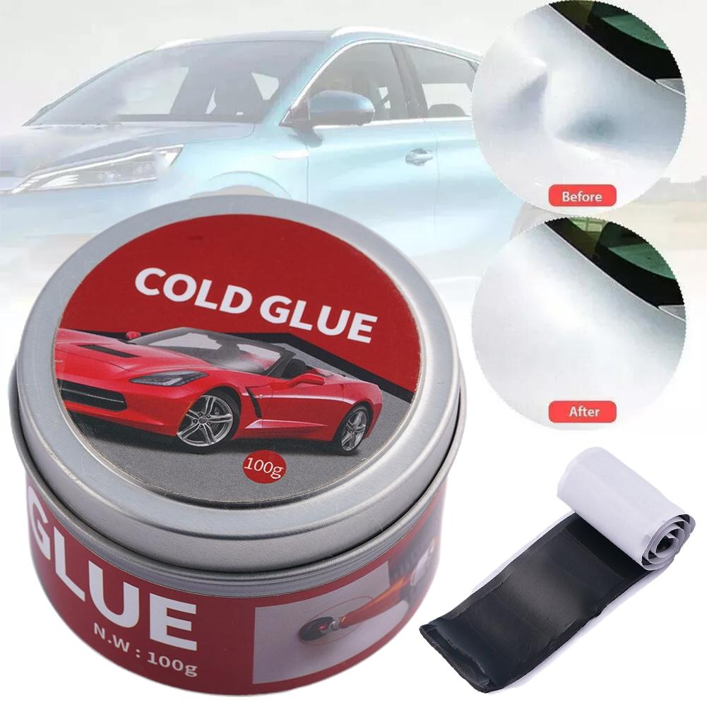 75/100g 1/2PCS Auto Dent Professional Repair Cold Glue Body Dent Car Quick Repair Pull-out Remover Auto Sheet Metal Repair Tools