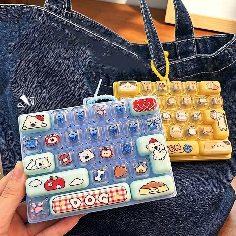 26 Keys Layout Keyboard Fidget Toy Cute Cartoon Fingertip Focus Toy Study Break