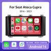 Для Seat Ateca Cupra 2016 - 2021 Android 14 GPS-навигация 4G WIFI Беспроводной Carplay и Android Auto Player Видео Нет DVD 2Din
