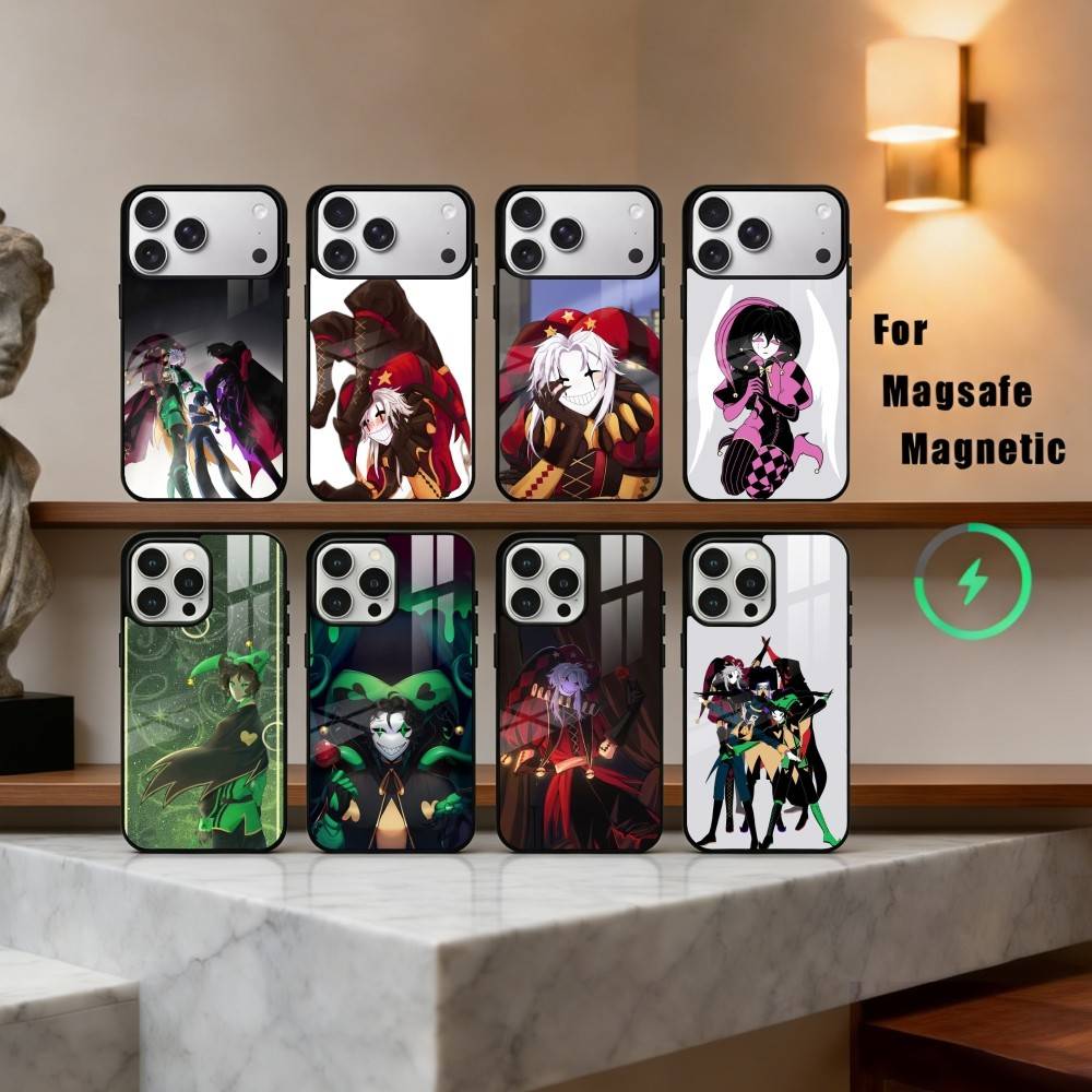 Чехол для телефона Game T-The F-Freaking Circus для iPhone 17,16,15,14,13,12,Plus,Pro,Max для магнитной беспроводной зарядки Magsafe