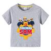 Anime Kids Tee Shirts Fireman Sam Graphic T Shirt for Boys Clothing Pop Hot Sale Girls Short Sleeved Tshirt Funny Kid y2k Tops