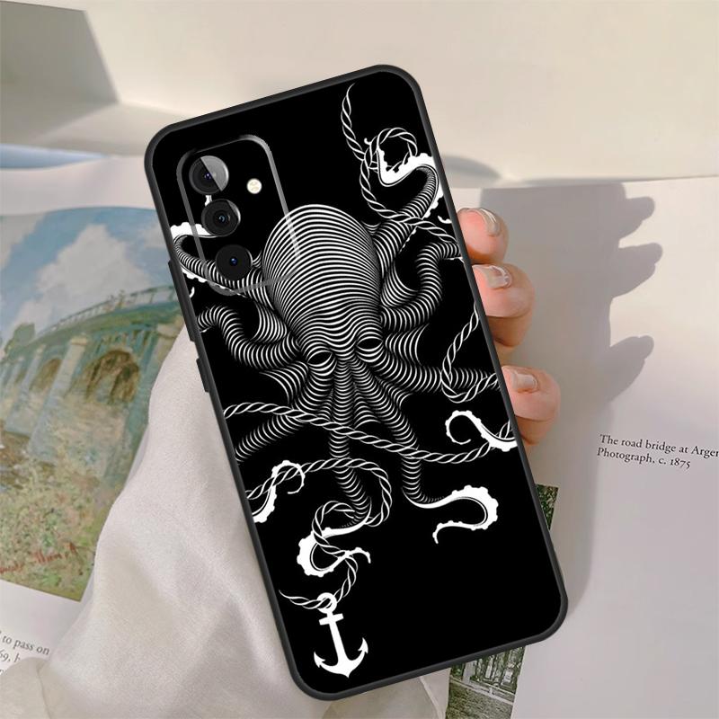 Чехол-чехол Осьминог для Samsung Galaxy A13 A33 A53 A34 A54 A14 A15 A16 A26 A36 A56 A12 A32 A52 A06 A35 A55