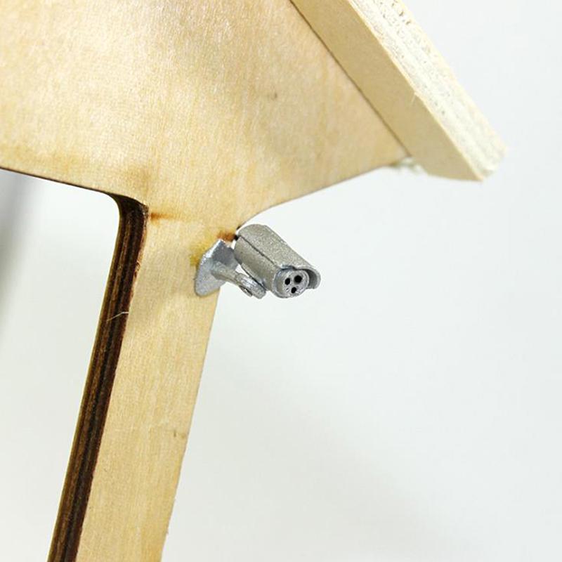 1шт 1:12 миниатюрная камера для кукольного домика, камера наблюдения, модель декора кукольного дома