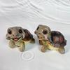 Статуя черепахи садовая мини-фигурка водонепроницаемая устойчивая к ультрафиолетовому излучению мини-размер очаровательная в форме черепахи