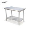 Commercial Stainless Steel Double-Tier Work Table