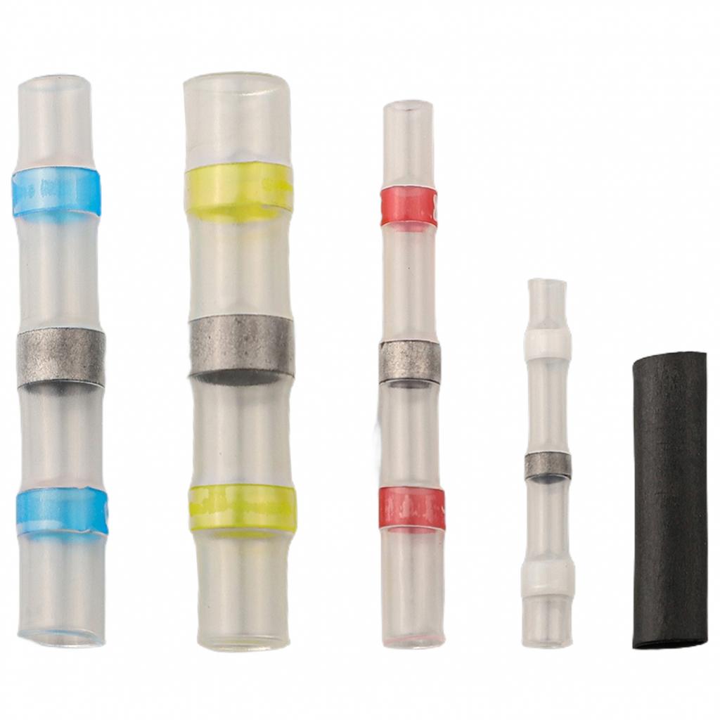 100 шт. припой уплотнительная муфта термоусадочная стыковая клемма провода водонепроницаемая