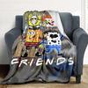Custom 1pc Bubbles Friends Adventure Blanket, Soft And Comfortable Blanket, Casual Warm, Camping Travel Blanket, Birthday Gift Q913169