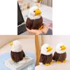 White Simulated Animal Haired Sea Eagle Plush Toy Bird Series Plush Ornament Toy