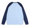 Унисекс Толстовка-футболка с длинным рукавом Color-Block, 260 г Чистый хлопок, Высококачественная заплатка, Круглый вырез