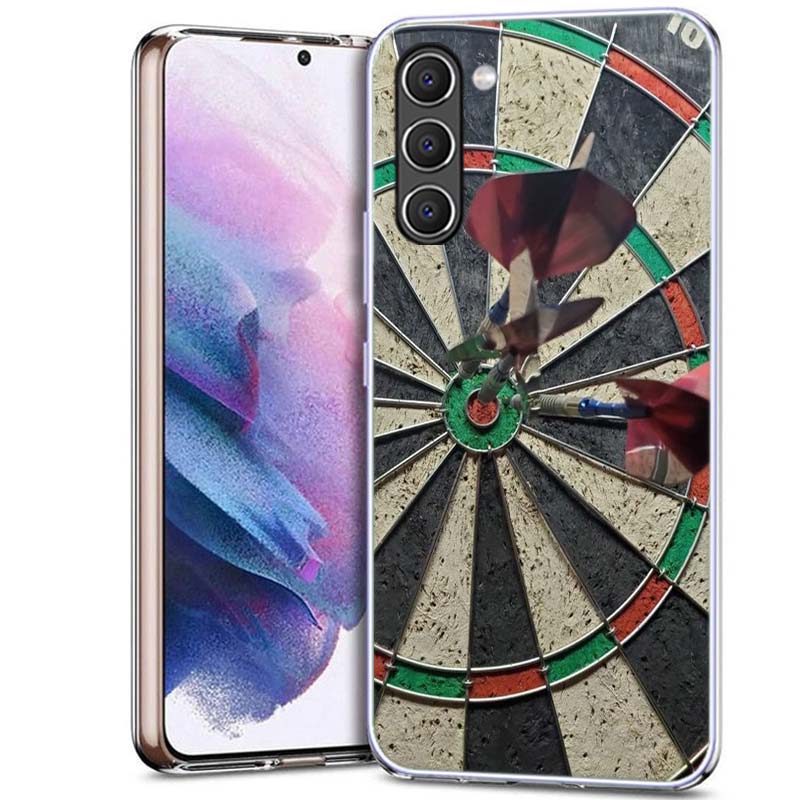 Darts Aesthetics Wire Target Phone Case for Samsung A54 A14 A24 A34 A17 A37 A57 A55 A35 A25 A15 A13 A23 A33 A53 A07 A05S A04S A0
