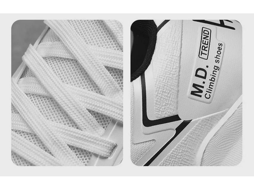 Мужские дышащие кроссовки в корейском стиле на толстой подошве, повседневные кроссовки большого размера