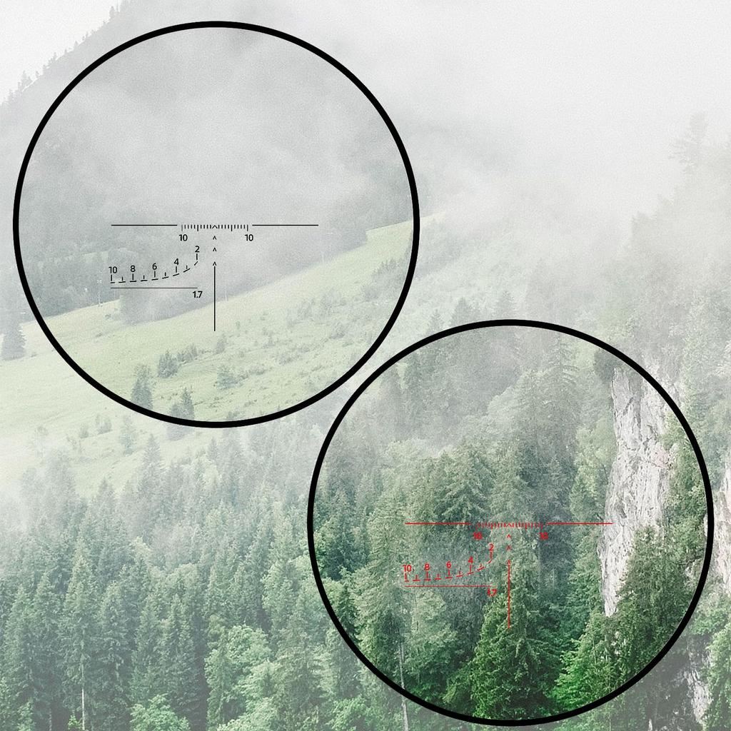 Оптический прицел FOCUHUNTER 3-9X26 SVD для Драгунова АК, FFP, Тактический прицел, Первая фокальная плоскость, Боковое крепление, Сетка PSO-1 Черно-красная, Выдвижная бленда,