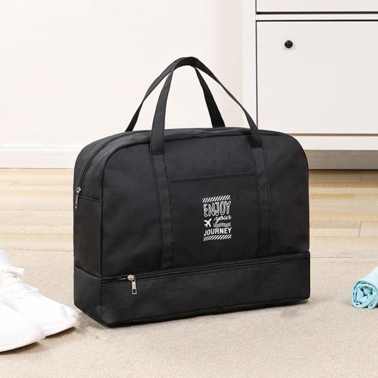 Widened Hand StrapsOvernight Bag Useful Scratch-resistant Large Capacity Training Travel Duffel Household Supplies Storage