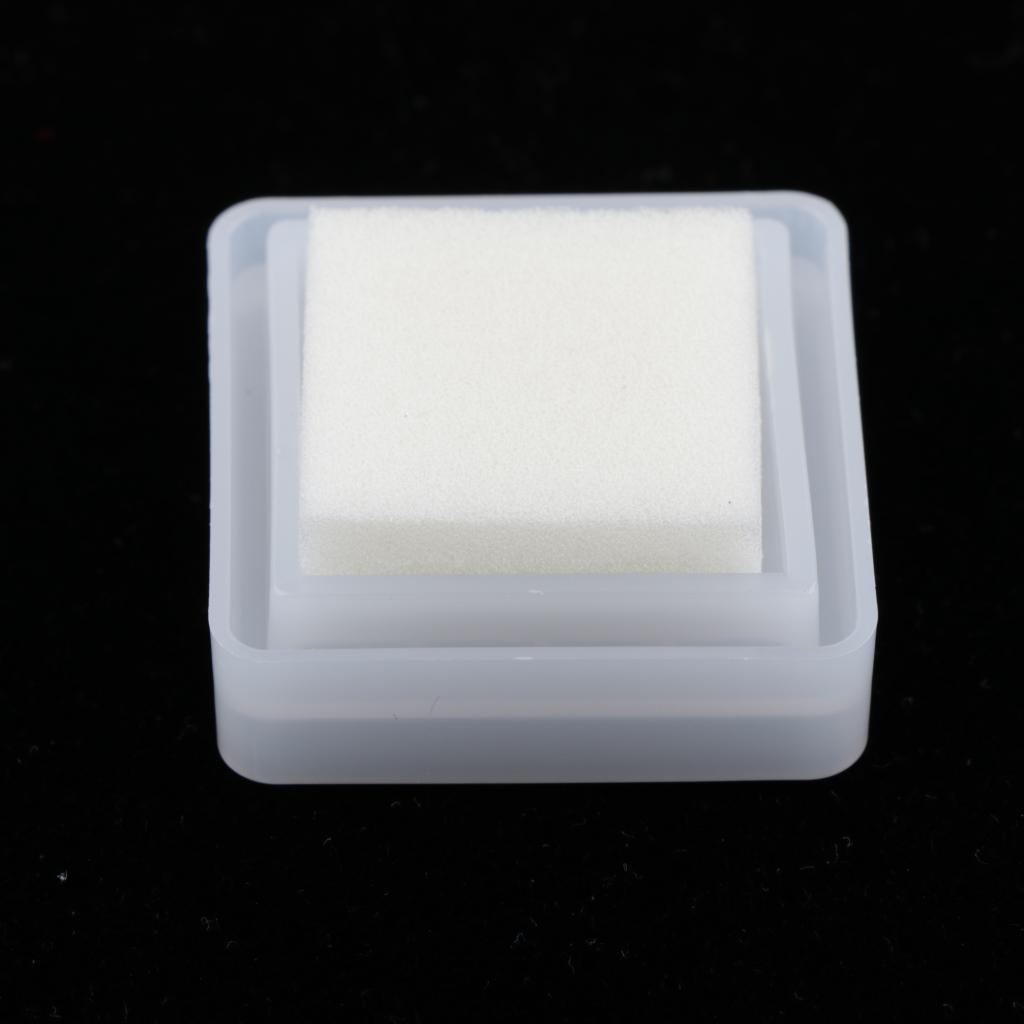 Blank Ink Pad Square Sponge Stamp Pad for Fabric Wood Paper Journaling Scrapbooking Ink Projects