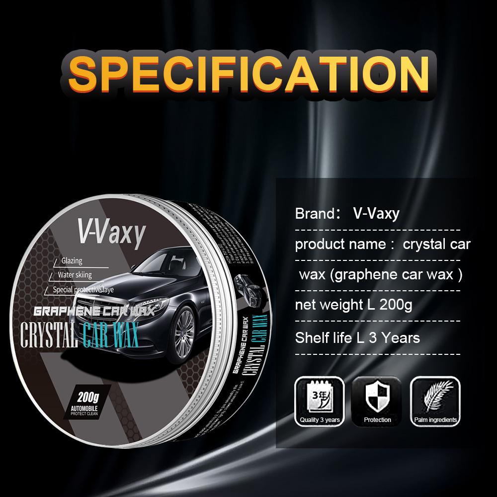 Car Wax Crystal Plating Set Hard Auto Wax Paint Care Coating Tiny Scratch Repair Car Polisher With Sponge Car