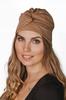 Turban Damski Na Głowę Sara Nude Bawełniana Czapka Także Po Chemioterapii