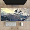 Mouse Pad Thickened Edge Lock Computer Desk Pad Office Study Pad Large Non-slip Keyboard Pad