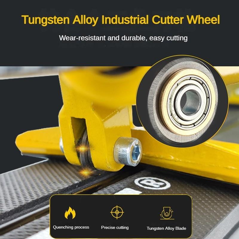 Бытовой ручной плиткорез Портативный пылезащитный плиткорез Толкатель для плитки Инструмент для резки плитки из алюминиевого сплава