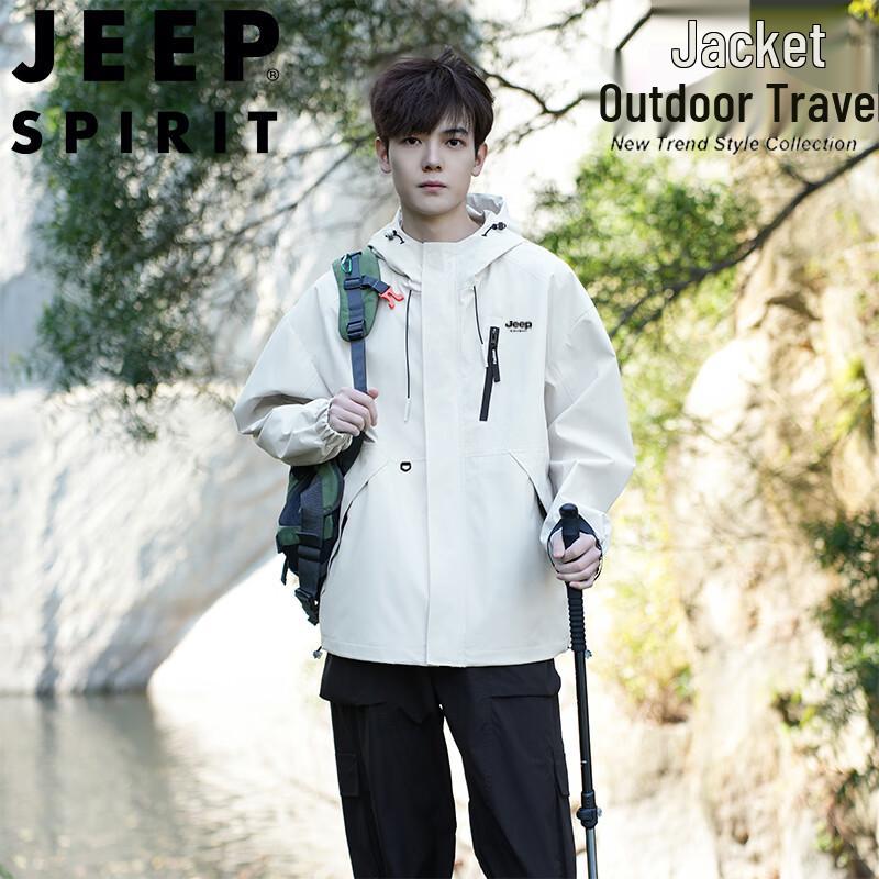 Мужская повседневная куртка с капюшоном JEEP SPIRIT