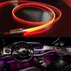 6M RGB светодиодная автомобильная лампа для атмосферы, внутренняя полоса окружающего света, управление приложением для телефона