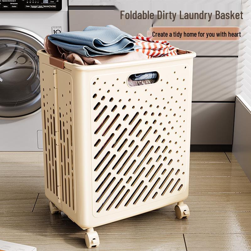 Foldable Large Capacity Laundry Hamper for Bathroom and Household Use