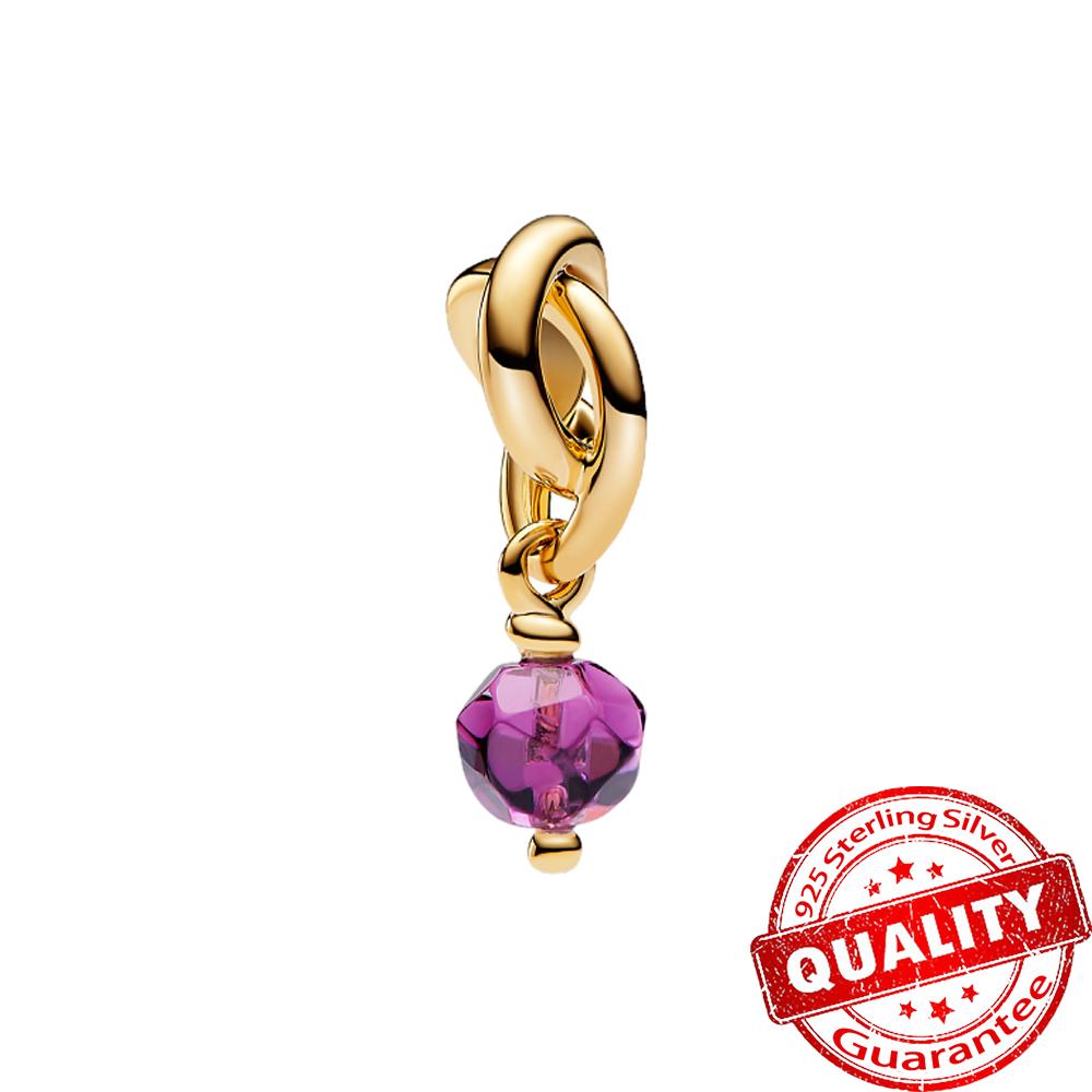 Уникальный медный разноцветный камень-талисман вечности круглый подвесной шарм подходит для оригинального браслета подарок на день рождения для девочек