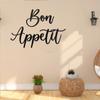 1 шт. Металлический декор для стен - Современный фермерский "Bon Appetit" Большая подвесная кухонная табличка