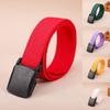 Fashion Women Casual Canvas Belt Buckle Belt Men Waistband Leisure Belt