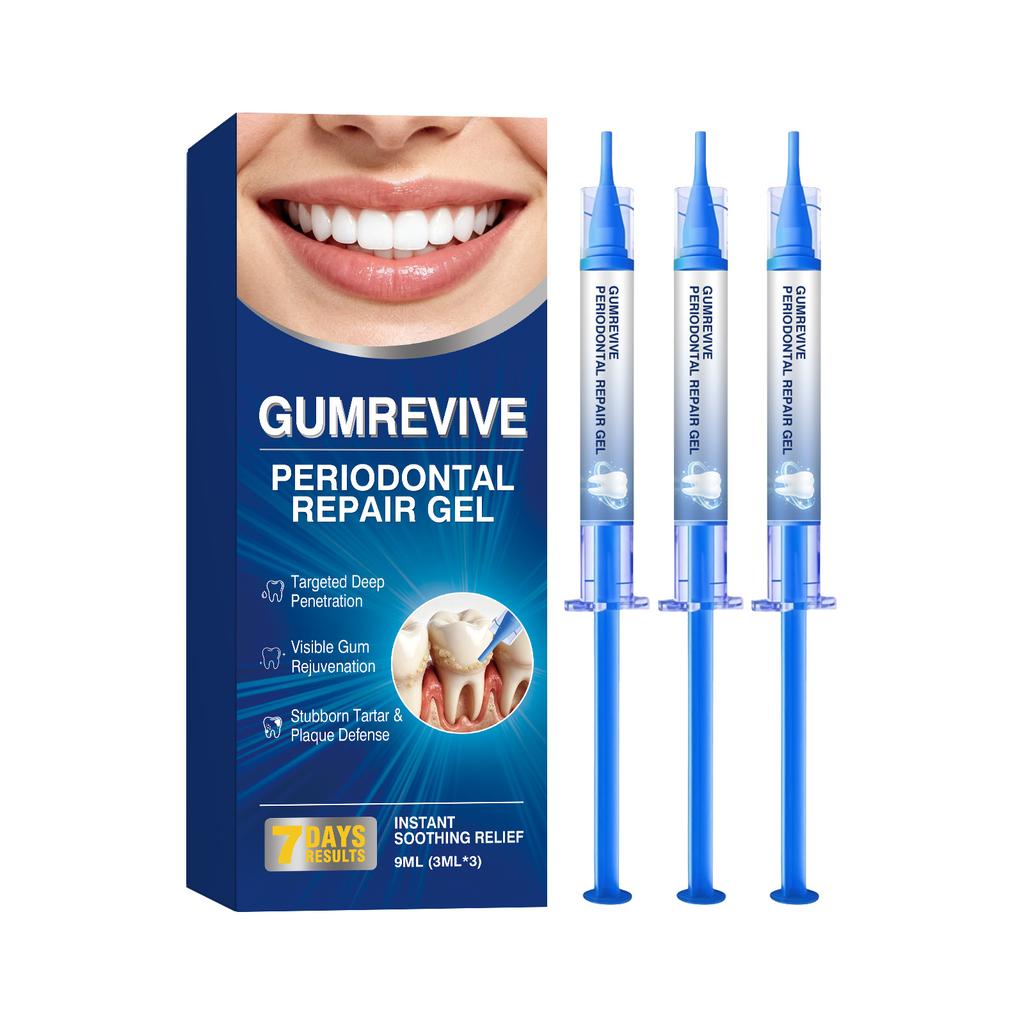 1-5x Гель для восстановления десен Gumrevive Periodontal Care, Целевое глубокое проникновение, Омоложение десен, Защита от зубного камня и налета, Успокаивающее средство для ухода за полостью рта и деснами