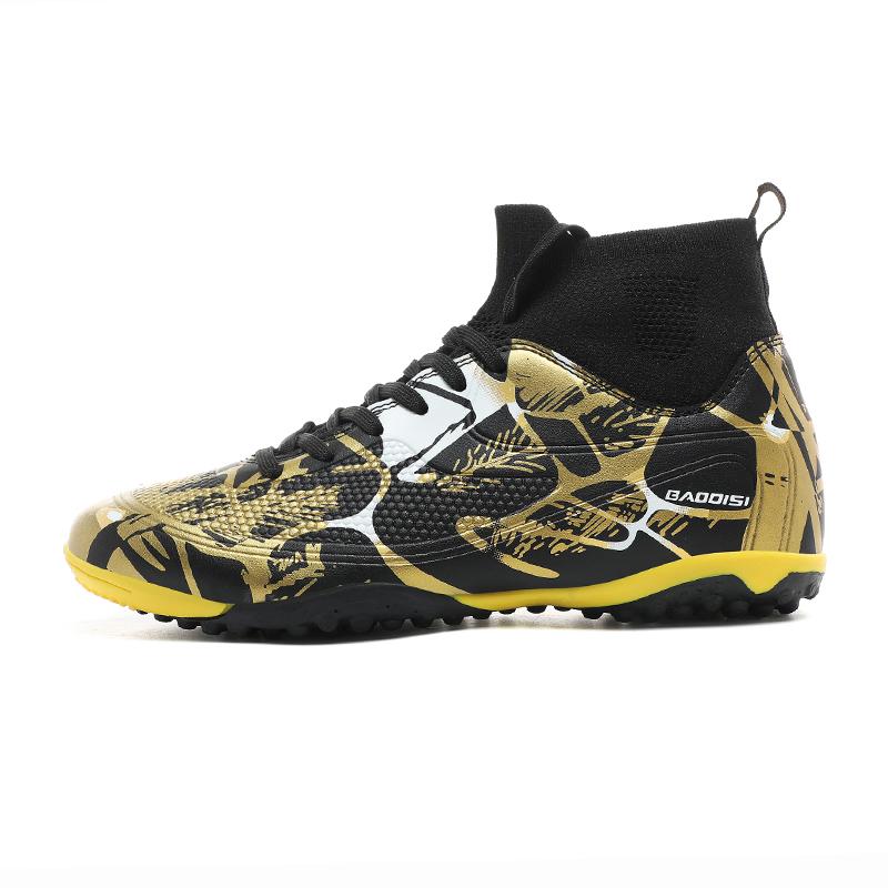 Мужские/женские футбольные бутсы 32-46, короткие носки с высоким берцем, детские футбольные кроссовки Make Capital для уличного футбола для детей