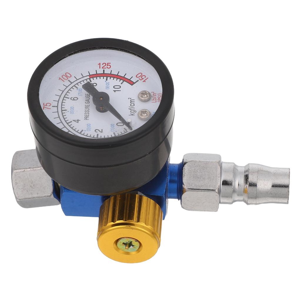 Spray Gun Pressure Regulator Inline Air Compressor Oil-Water Separator Precise Air Pressure Control Paint Sprayer Gauge