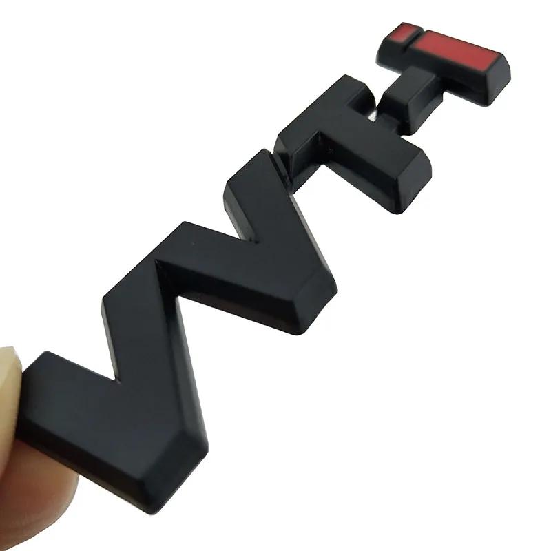 RE02Metal Alloy VVTi Logo Chrome Silver Strip Car Fender Sticker Side Emblem Badge for TOYOTA Camry COROLLA YARiS Ralink REIZ CROWN