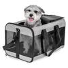 Portable Cat Carrier Bag Breathable Mesh Anti-Lost Pocket Smooth Zipper Pet Out Pouch for Puppy Travel