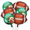 6 шт. набор футбольных шаров на тему регби, яркие цвета, создают атмосферу футбола, украшения для дня рождения, вечеринки