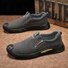 Модные мужские кроссовки, осенняя рабочая обувь, мужская мягкая подошва, износостойкая рабочая обувь, мужские черные универсальные повседневные кроссовки Tenis