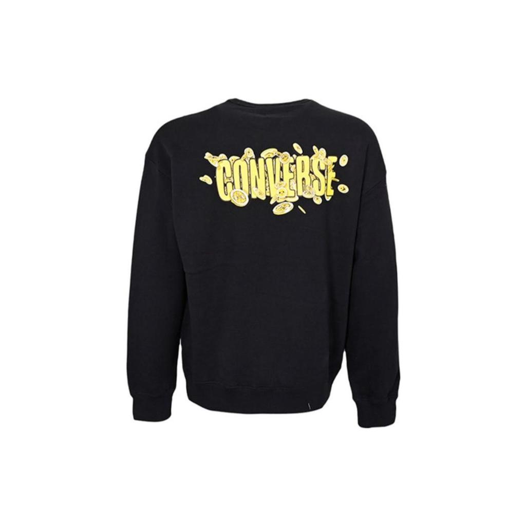 Converse CNY Sweatshirts Men's Black Lapel Moderate Other 10025505-A03