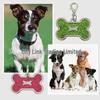 HC535 10-цветный блестящий металлический кулон-жетон для питомца в форме косточки