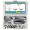 M6 M8 M10 Heavy Duty Bolts and Nuts Assortment Kit, 304 Stainless Steel, Includes 8 Most Common Sizes