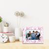 Розовая рамка для фото в стиле шинуазри с цветами 5x7, Декор для комнаты Love Shack Fancy, Французская toile с цветами в стиле грандмиллениал, Фоторамки для стола