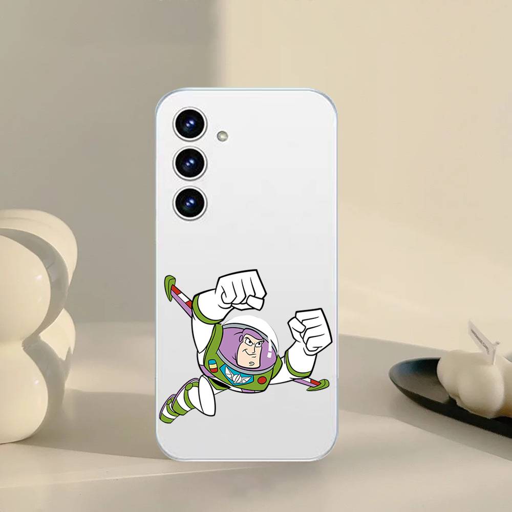 Чехол для телефона B-Buzz Lightyear для Samsung Galaxy S21 S22 S23 S24 S25ULTRA FE Ultra Plus5G A52S Прозрачный чехол